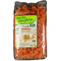 Fusilli Lentille Corail Sans Gluten Bio 250g