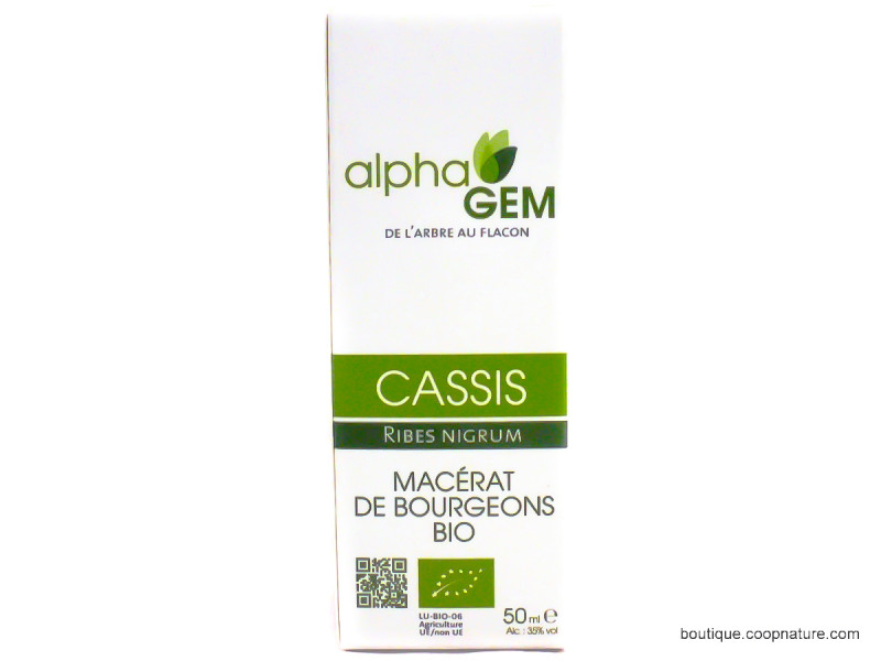 Macérât de Bourgeons de Cassis Bio 50ml