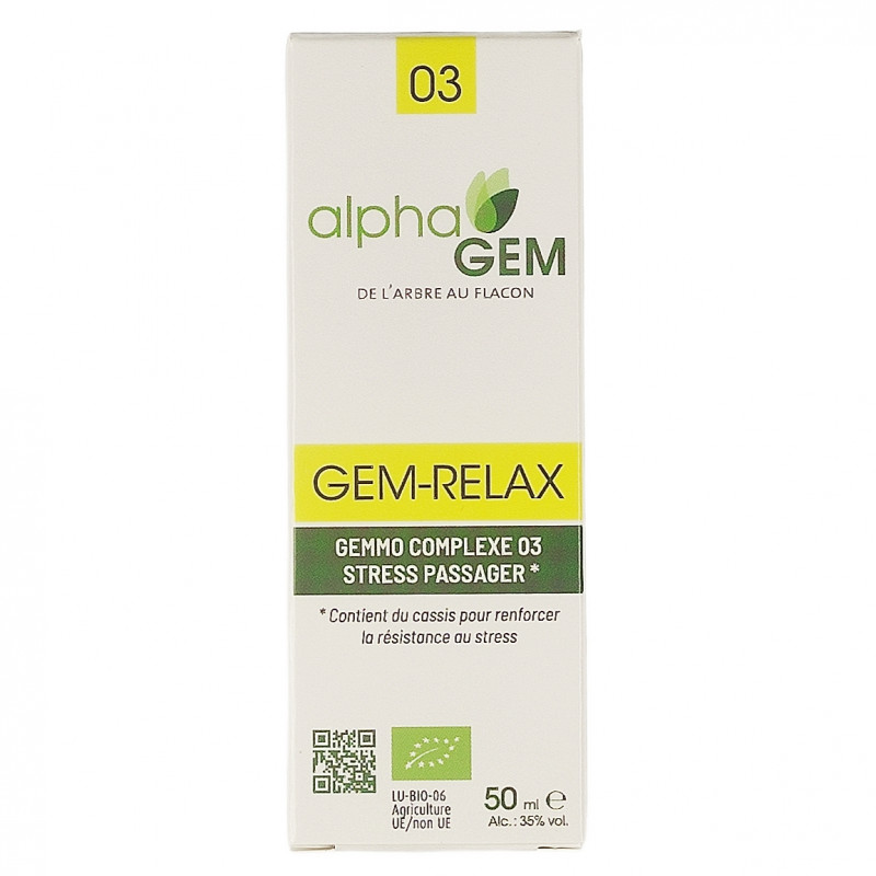 Complexe 03 de Gemmotherapie Bio Gem-Relax 50 ml