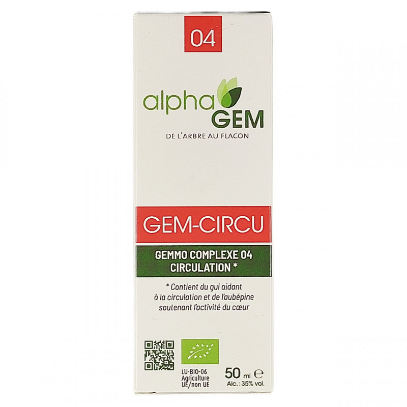 Complexe 04 de Gemmothérapie Bio Gem-Circu 50ml
