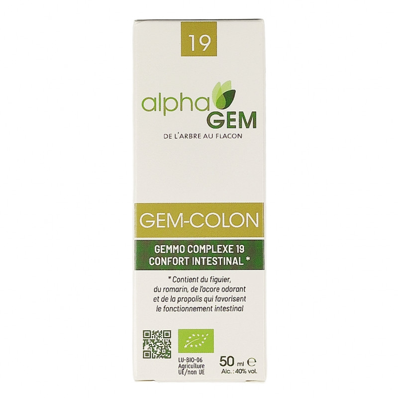 Complexe 19 de Gemmothérapie Bio Gem-Colon 50 ml