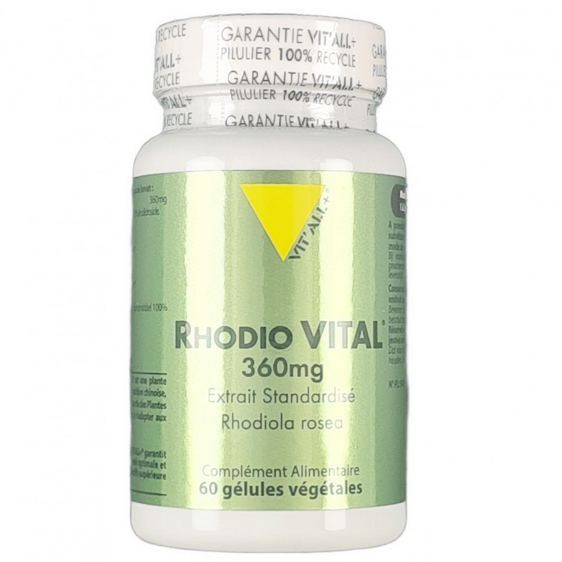 Rhodio Vital 360mg 60 Gélules Végétales