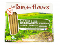 Tartines Craquantes Lentilles Vertes Bio 150g