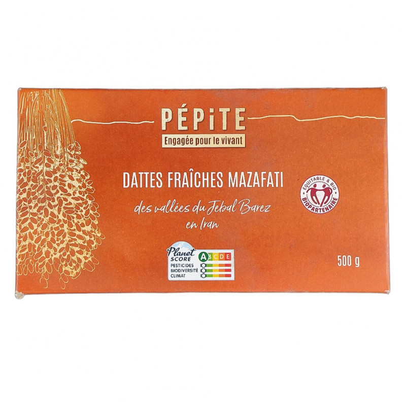 Dattes Fraîches Mazafati 500g Bio