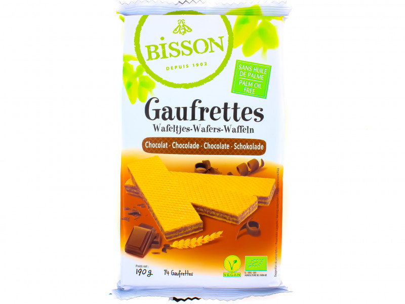 Gaufrettes Chocolat Bio 190g