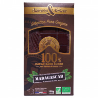 Tablette 100% Cacao Sans Sucre Bio 100g