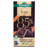 Tablette De Chocolat Noir Togo 85% Bio 80g