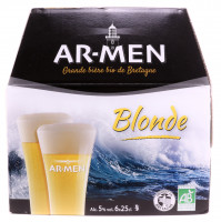 Bières Ar-Men Blondes Bio 6x25cl