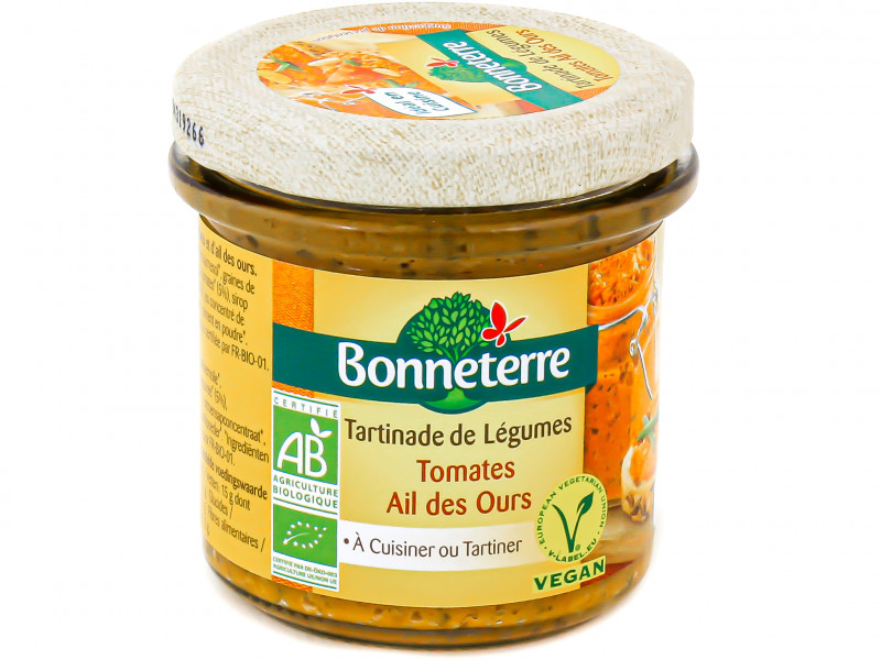 Tartinade de Légumes Tomates Ail des Ours Bio 135g