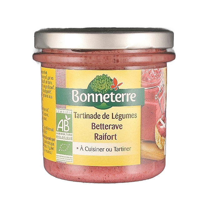 Tartinade de Légumes Betterave Raifort 135g Bio