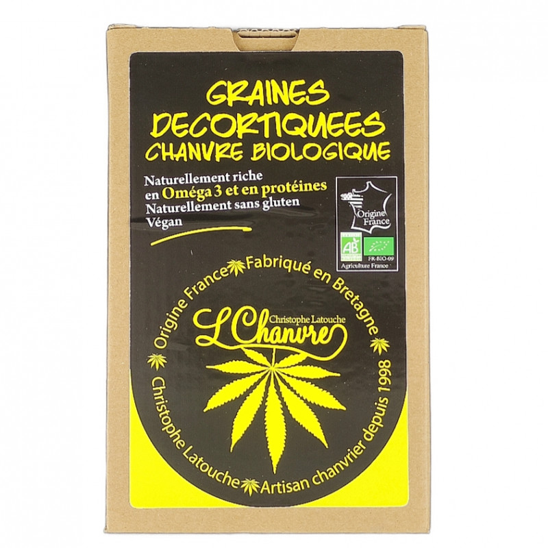 Graines Décortiquées Chanvre 200g Bio