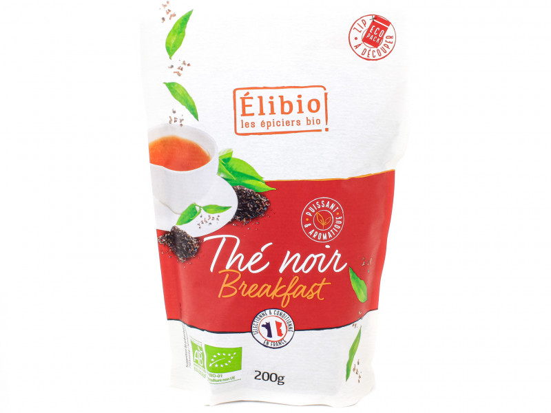 Thé Noir Breakfast Bio Sachet de 200g