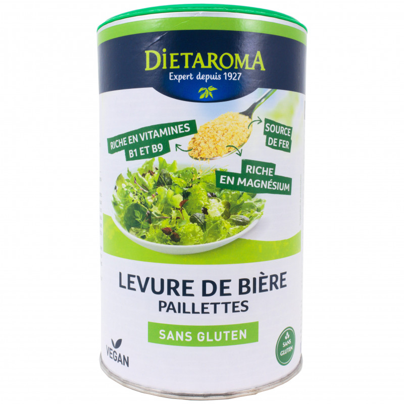 Levure de Bière Paillettes Sans Gluten 175g