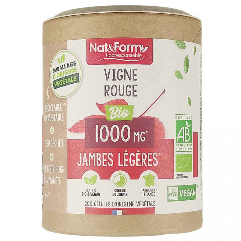 Vigne Rouge Bio 200 Gélules