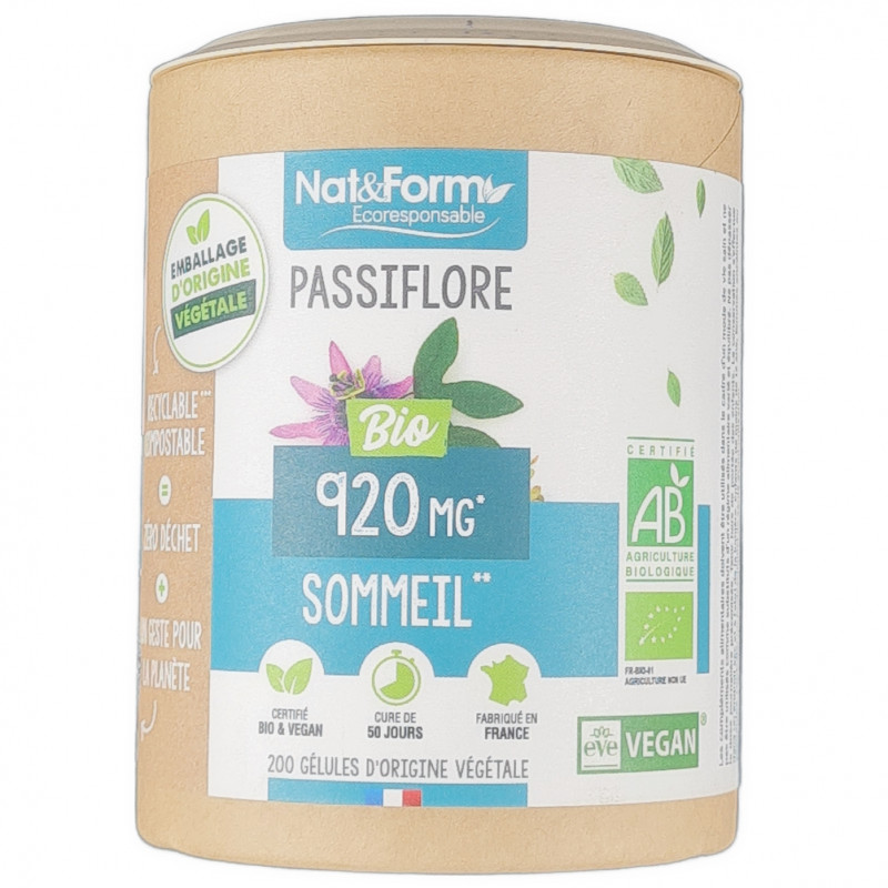 Passiflore 920mg Sommeil Bio 200 Gélules