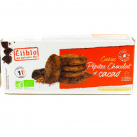 Biscuits Cookies Pépites Chocolat et Cacao Bio 175g