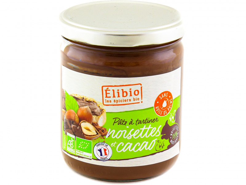 Pâte à Tartiner Noisettes et Cacao Bio 400g