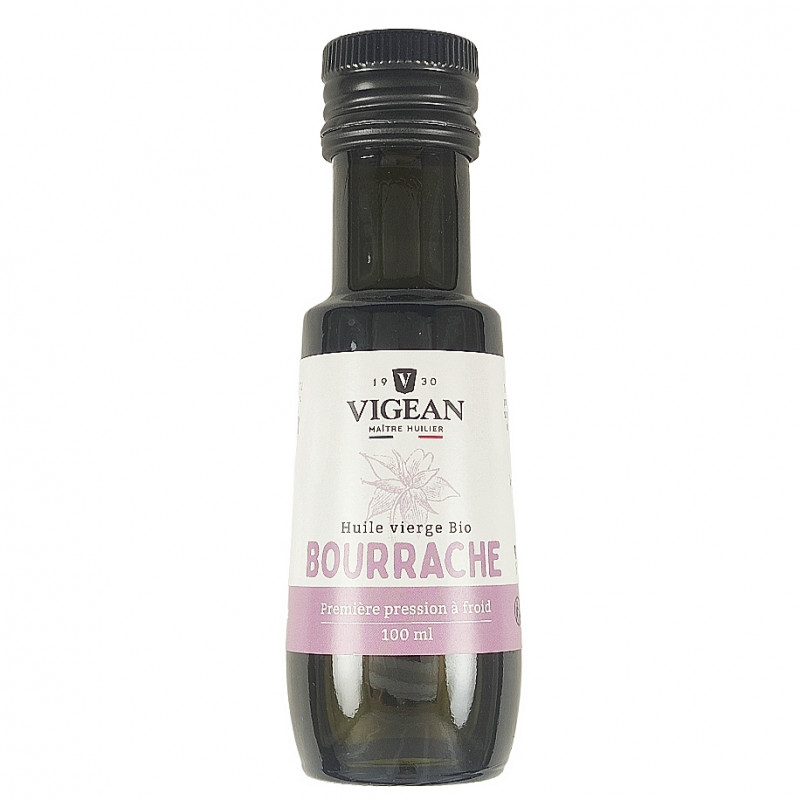 Huile Bourrache Vierge Bio 10cl
