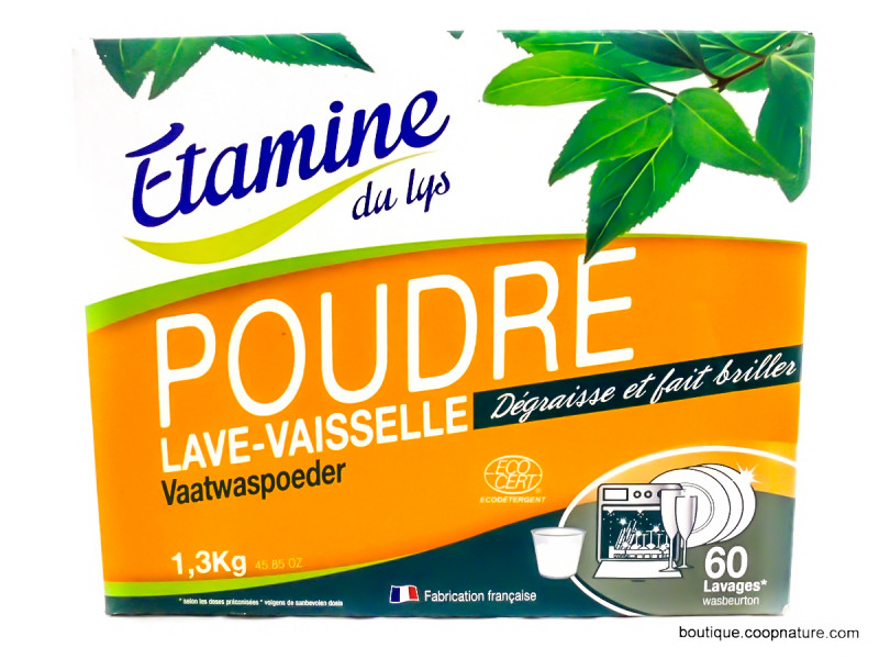 Poudre Lave-vaisselle Ecocert 1,3kg