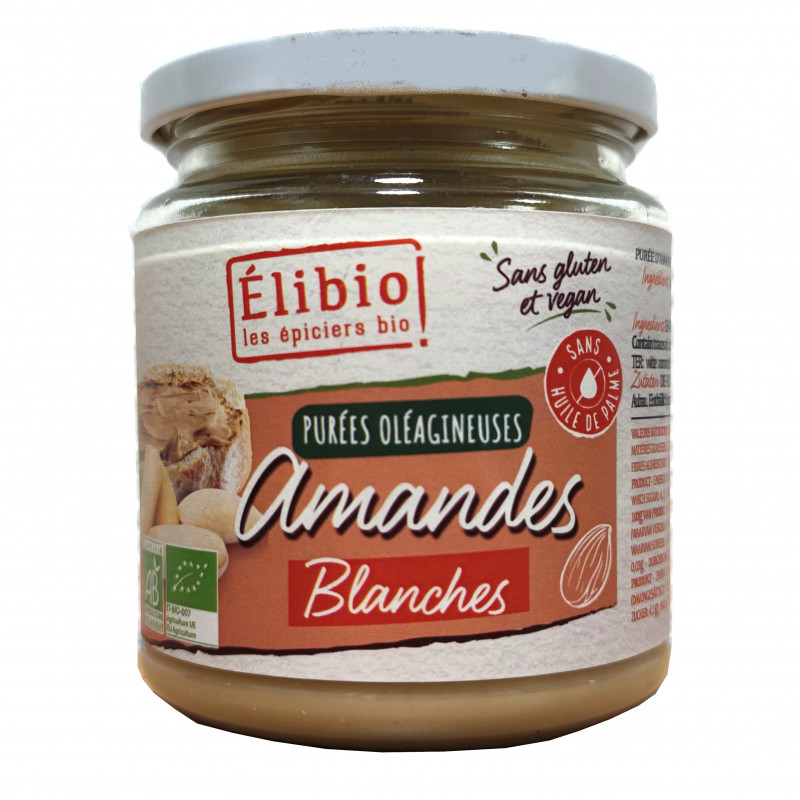 Purée d'Amandes Blanches100% Bio 250g