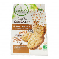 Sablés Céréales Chia et lin 200g Bio