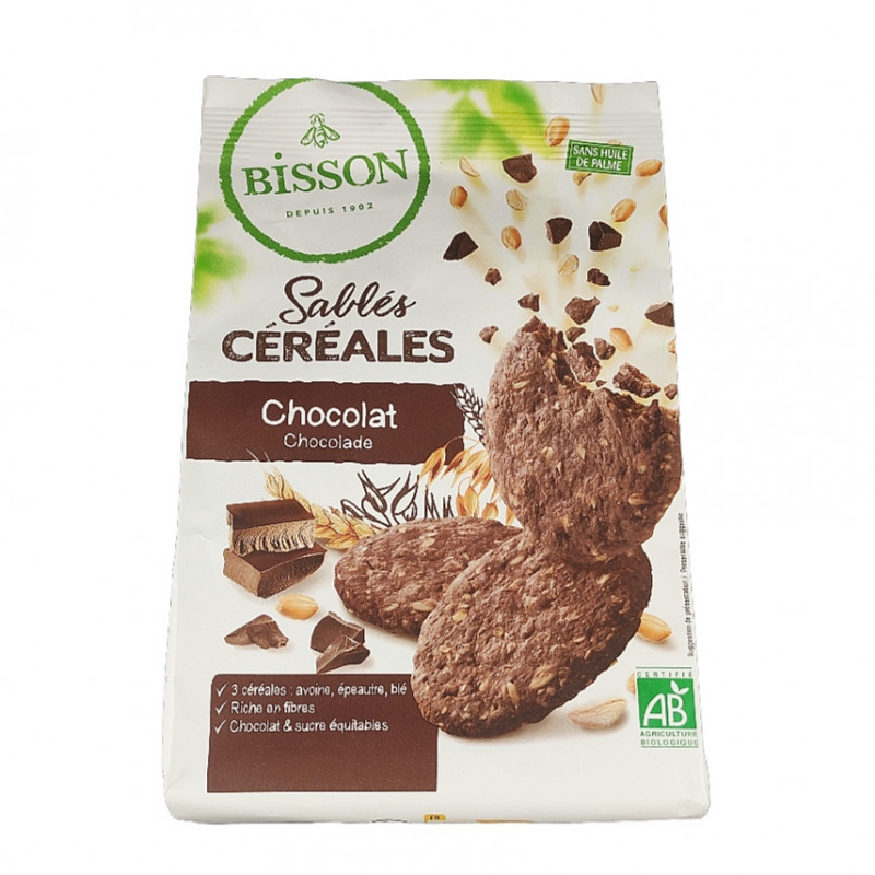 Sablés Céréales Chocolat 200g Bio