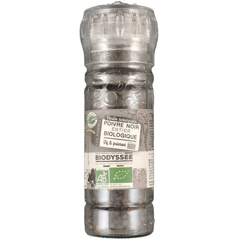 Poivre Noir Entier 50g Bio