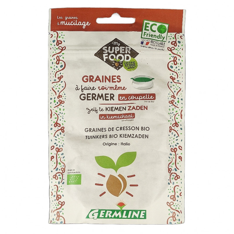 Graines de Cresson à Germer 100g Bio