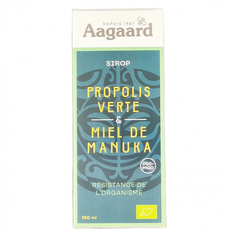 Sirop Propolis Verte et Miel de Manuka 150 ml