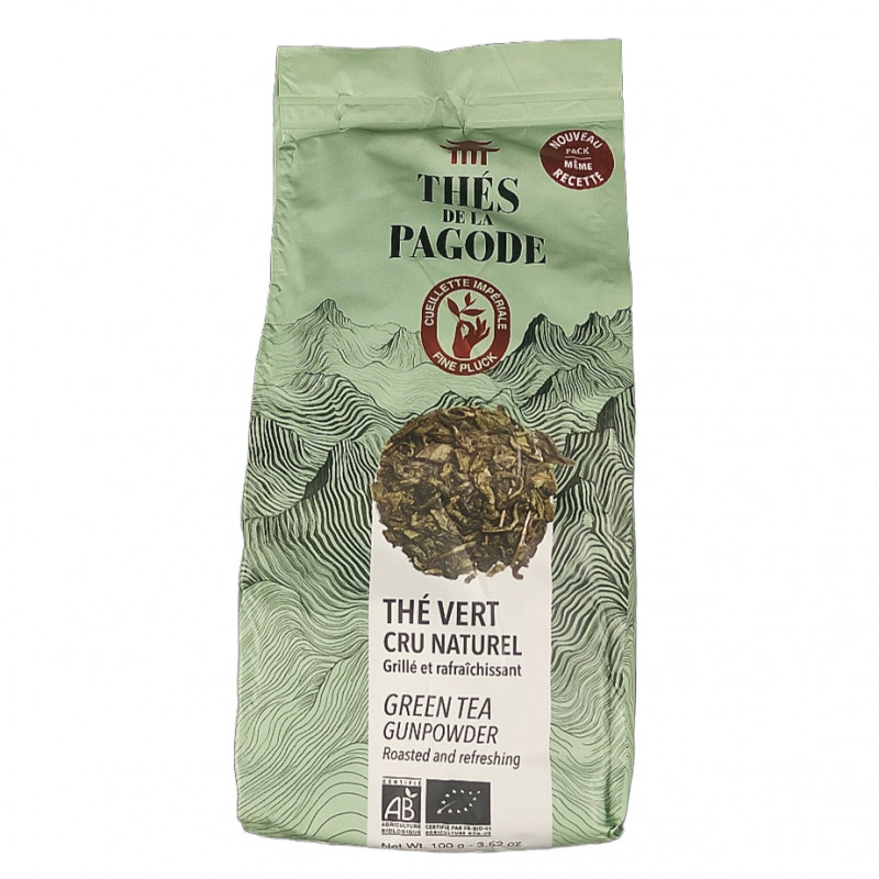 Thé Vert Cru Naturel 100g Bio