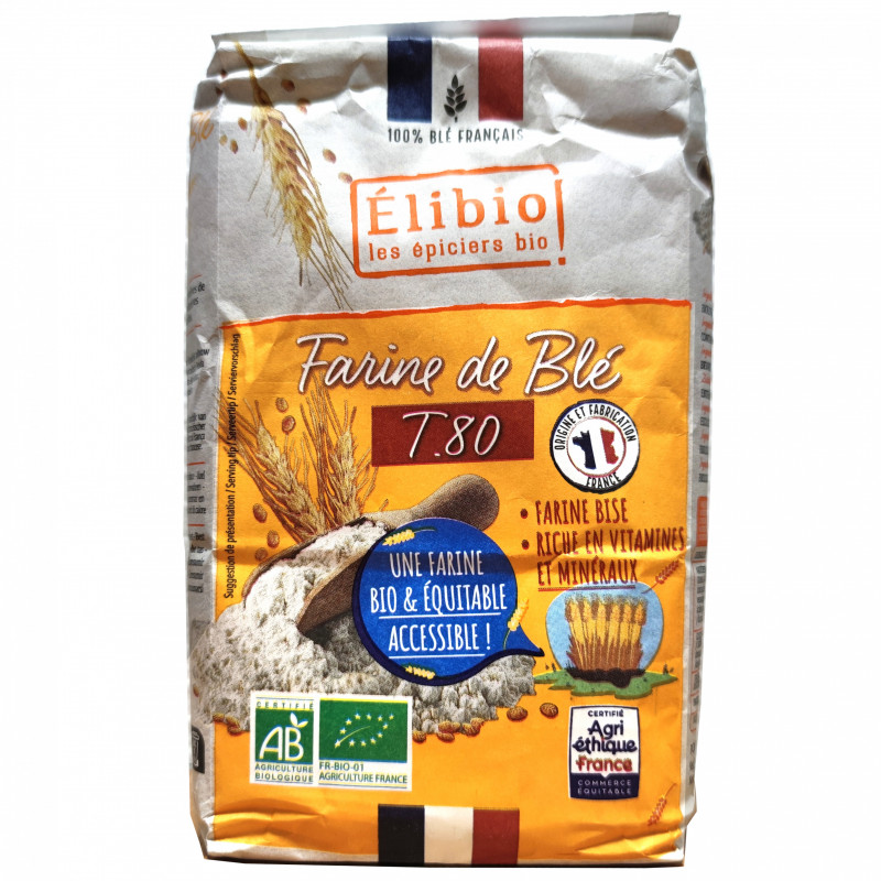 Farine de Blé T80 Bise Bio 1kg