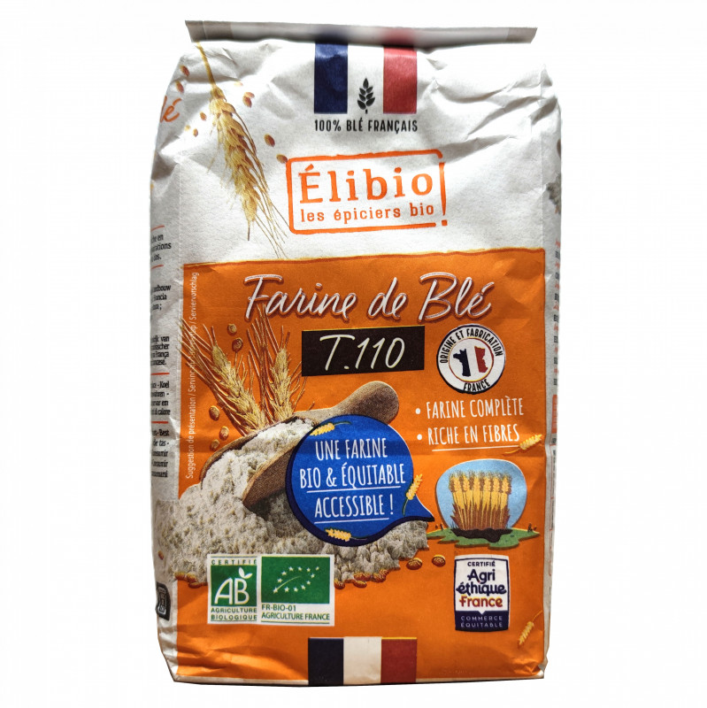 Farine de Blé T110 Complète Bio 1kg