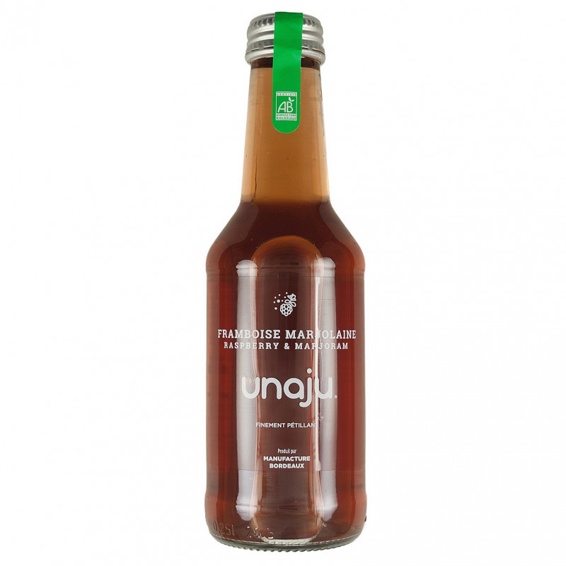 Boissons Gazeuse Framboise Marjolaine 25cl Bio