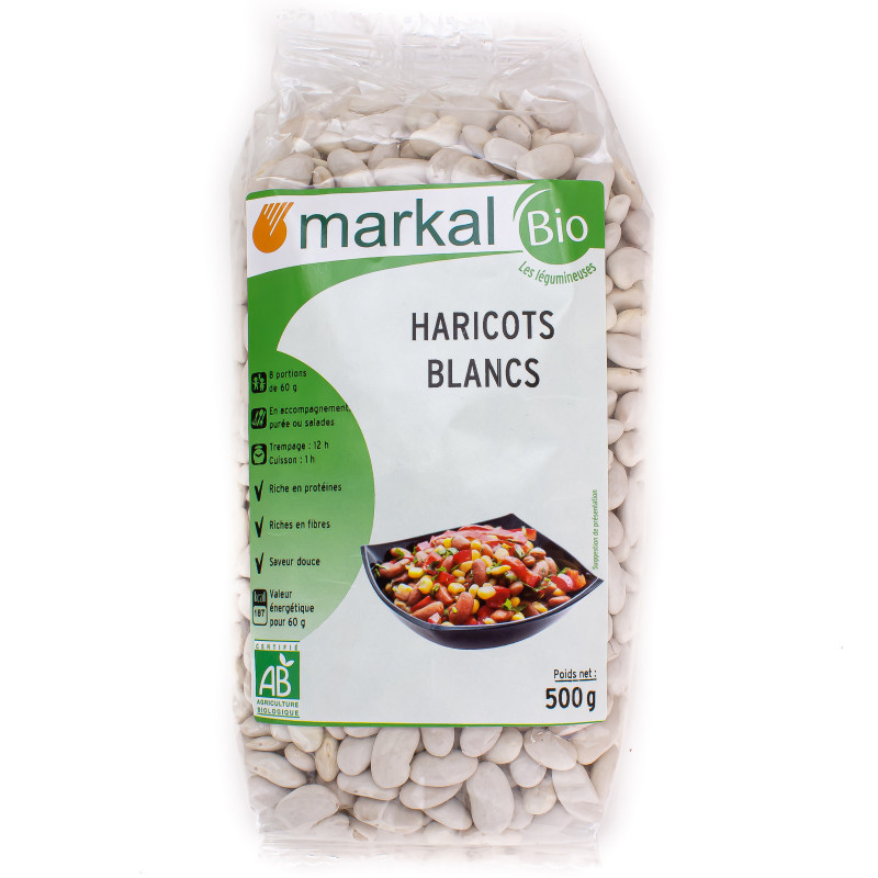 Haricots Blancs Médium Bio 500g