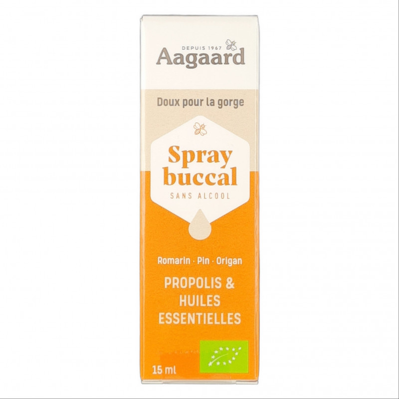 Spray Buccal Sans Alcool Romarin Pin Origan 15 ml