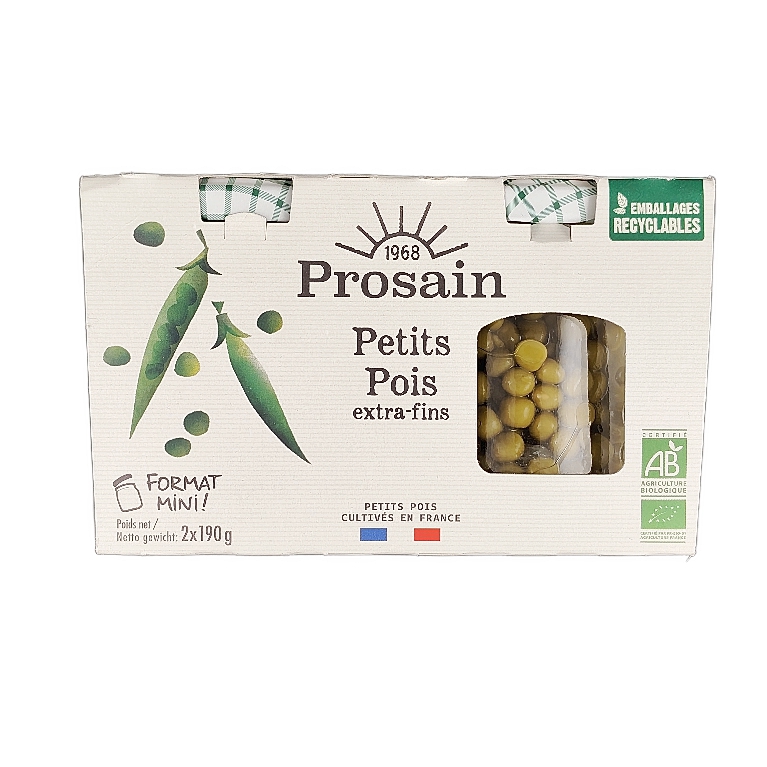 Petit Pois Extra-Fins 2x125g Bio