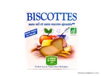 Biscottes Sans Sel et Sans Sucres Ajoutés Bio 270g