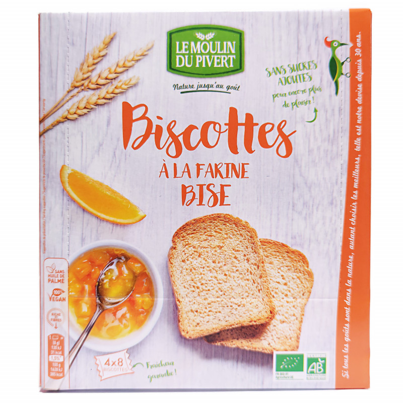 Biscottes À La Farine Bise 270g Bio