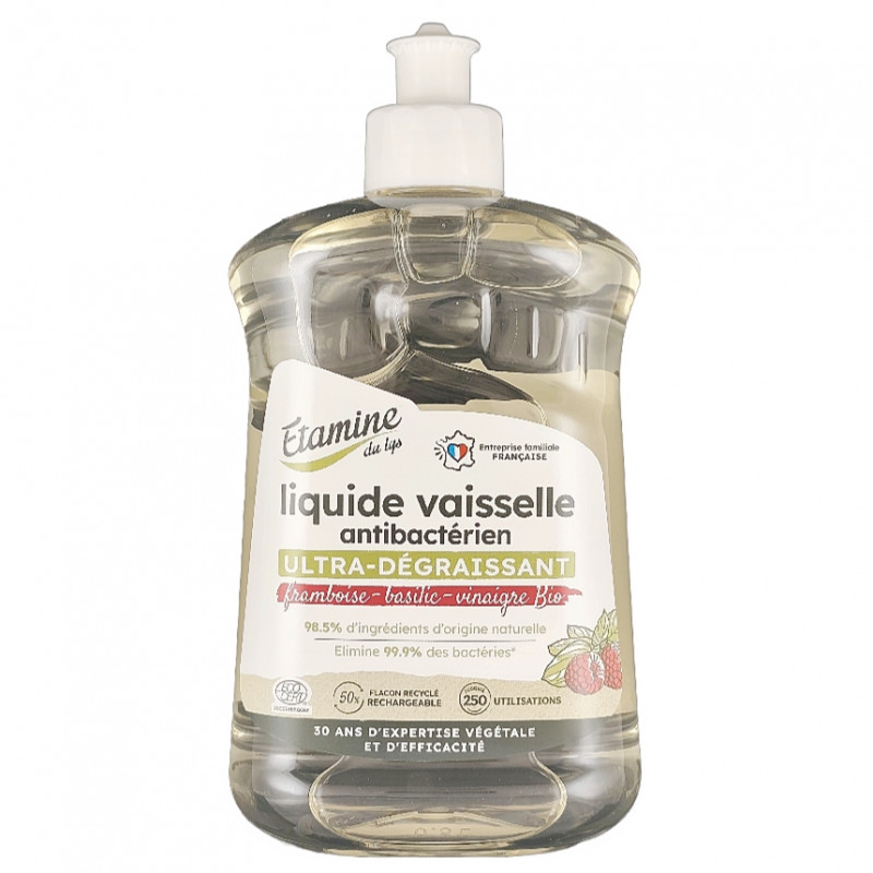 Liquide Vaisselle Antibactérien Ultra-Dégraissant 500mL