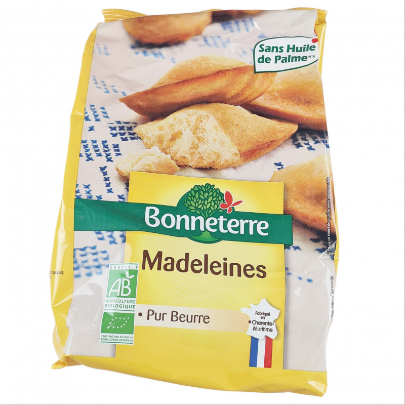 Madeleines Pur beurre Bio 225g
