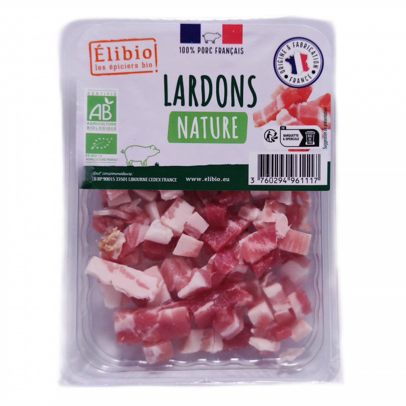 Lardons Nature Bio 100g