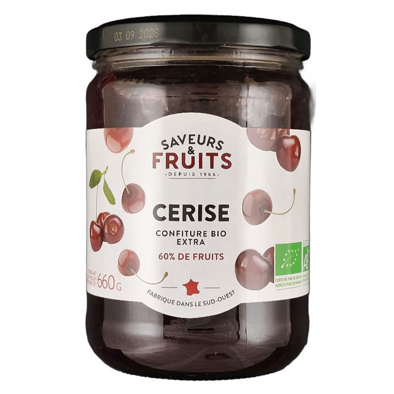 Confiture de Cerise 660g bio