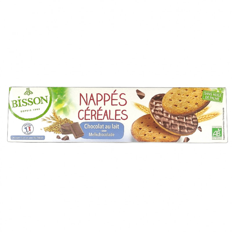 Nappés Céréales Chocolat au Lait 140g Bio