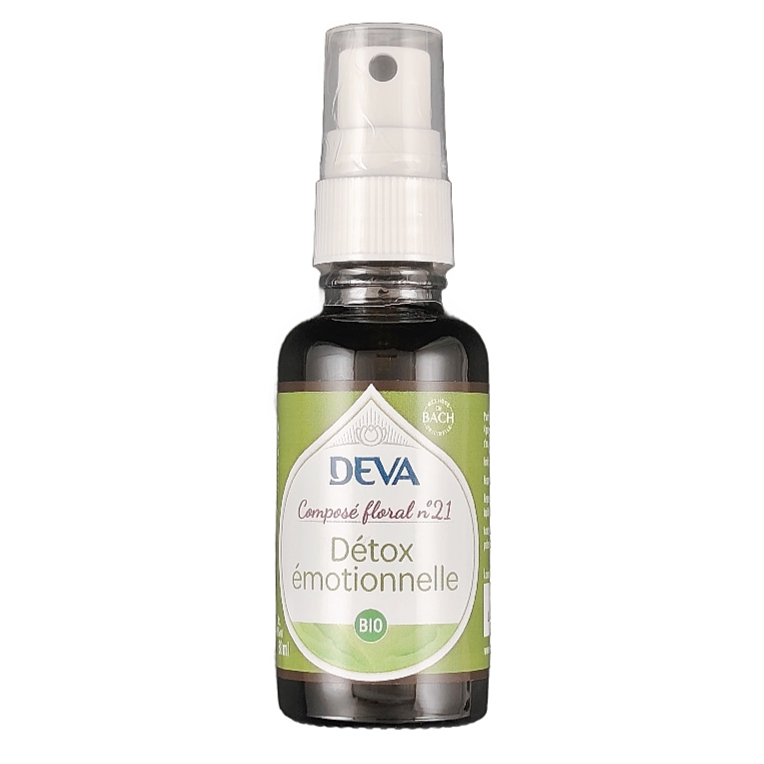 Composé Floral n°21 Détox Emotionnelle Spray Bio 30ml