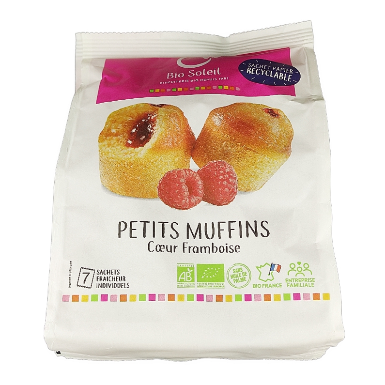 Petit Muffins Framboise 200g Bio