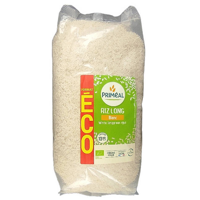 Riz Long Blanc Italie 2kg Bio