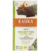 Tablette de Chocolat Noir Noisettes Caramélisées 100g Bio