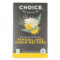 Infusion Fenouil Anis Cumin des Prés x17 Bio