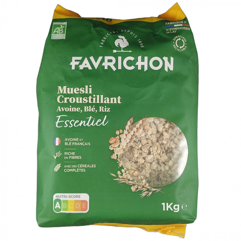 Muesli Croustillant Essentiel 1kg Bio