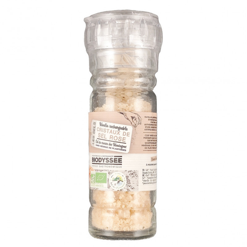 Cristaux de Sel Rose 90g Bio